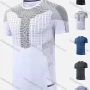 Wholesale Men's Quick Dry Comfy Breathable Training Short Sleeve Round Neck Workout T-Shirt 9802# preview