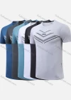 Wholesale Men's Quick Dry Comfy Breathable Letter Training Workout T-Shirt 9803# - Liuhuamall