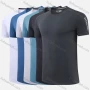 Wholesale Men's Quick Dry Comfy Breathable Solid Training Workout T-Shirt 9805# preview