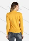 Wholesale Women's High Neck Plain Slim Fit Knit Pullover Knit Top 7945# - Liuhuamall