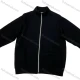Wholesale Stylish Black Zip - Up Sweatshirt w/Stand - Collar & Pockets! Heavy - Weight Knit for Men's Casual Bulk Order Black Clothing Wholesale Market Liuhua
