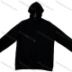 Wholesale Black Hooded Sweatshirt w/ Drawstrings & Front Pockets! Loose Fit Long Sleeve Top for Men's Casual Bulk Order Black Clothing Wholesale Market Liuhua