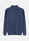 Wholesale Men's Turtleneck Long Sleeve Plain Knitting Pullover Sweater - Liuhuamall