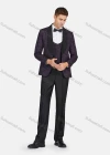 Wholesale Men's Formal Lapel Floral Print Pockets Blazer & Vest & Pant 3 Pieces Suit Sets - Liuhuamall