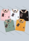 Wholesale Men's Casual Lycra Cotton Plain Short Sleeve Polo Shirt - Liuhuamall