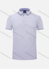 Wholesale Unisex Casual Slim Fit Short Sleeve Striped Trim Button Front Polo Shirts - Liuhuamall