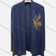 Wholesale Women's Casual Long Sleeve Rhinestone Plain Cardigan Blue Clothing Wholesale Market Liuhua