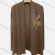 Wholesale Women's Casual Long Sleeve Rhinestone Plain Cardigan Coffee Clothing Wholesale Market Liuhua