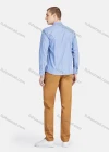Wholesale Men's Casual Collared Long Sleeve Button Down Striped Shirt 7-332# - Liuhuamall