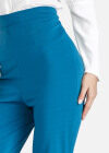 Wholesale Women's High Waist Solid Straight Leg Flared Trousers - Liuhuamall