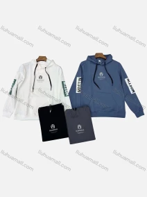 Wholesale Men's Casual Letter Print Drawstring Long Sleeve Kangaroo Pocket Hoodie, LIUHUA CLOTHING WHOLESALE