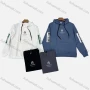 Wholesale Men's Casual Letter Print Drawstring Long Sleeve Kangaroo Pocket Hoodie preview