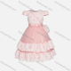 Wholesale Girls Cute Cap Sleeve Bow Knot Splicing Lace Tiered Flower Girl Dress 230605# Pink Wholesale Clothing Market & Suppliers -LIUHUAMALL