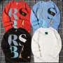 Wholesale Men's Fashion Crew Neck Long Sleeve Letter Graphic Pullover Sweatshirts preview