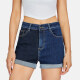 Women's Casual Multiple Pockets Plain Denim Shorts Blue Clothing Wholesale Market -LIUHUA