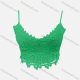 Wholesale Women's 100%Cotton Sexy Plain Embroidery Lace Crop Cami Top SC3646# Green Wholesale Clothing Market & Suppliers -LIUHUAMALL