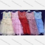 Wholesale Girls Lovely Lace Bow Knot Embroidery Floral Dress preview