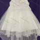 Wholesale Girls Lovely Embroidery High Low Hem Pearl Decro Dress Beige Clothing Wholesale Market Liuhua