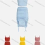 Wholesale Women's Fashion Plain Drawstring Cami Top & Skirt Sets preview