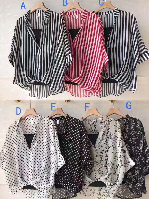 Women's Casual Collared Half Sleeve Button Front Cardigan, Clothing Wholesale Market -LIUHUA, Cardigans