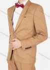 Wholesale Men's Fashion Plain Shawl Collar One Button Pockets Blazer & Trousers 2 Piece Sets - Liuhuamall