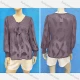Wholesale Women's Elegant V Neck Bishop Sleeve Tie Front Embroidery Cover Up Tops 5# Clothing Wholesale Market Liuhua