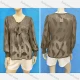 Wholesale Women's Elegant V Neck Bishop Sleeve Tie Front Embroidery Cover Up Tops 7# Clothing Wholesale Market Liuhua