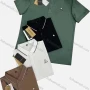 Wholesale Men's Casual 100%Cotton Plain Striped Trim Short Sleeve Polo Shirt preview