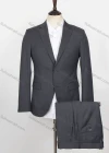Wholesale Men's Formal Plain 2 Buttons Flap Pockets Blazer & Suit Pants 2-Piece Suit Sets OG2212-31298-35# - Liuhuamall