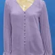 Wholesale Women's Casual Plain V Neck Puff Sleeve Button Front Blouse 11# Clothing Wholesale Market Liuhua