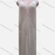 Wholesale Women's Vacation Plain Hollow Out Splicing Cover Up Tank Dress L2612# White Clothing Wholesale Market Liuhua