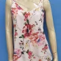Wholesale Women's Casual Sweetheart Neck Button Decro Floral Print Cami Top	 preview
