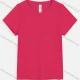 Wholesale Women's Athletic Breathable Quick Dry Short Sleeve Plain T-shirt WT21602# 8# Clothing Wholesale Market Liuhua