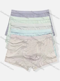 Wholesale Boy's Allover Print Breathable Elastic Boxer Briefs, LIUHUA CLOTHING WHOLESALE