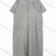 Wholesale Men's Casual Striped Long Sleeve Button Up Tunic Shirt Gray Clothing Wholesale Market Liuhua