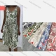 Wholesale Women's Elegant Leaf Print Sleeveless Woven Summer Cami Midi Dress FY2408399# Green Clothing Wholesale Market Liuhua