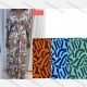 Wholesale Women's Casual Floral Print Wrap Deep V Neck Ruched Short Sleeve Woven Maxi Dress V5415# Chamoisee Clothing Wholesale Market Liuhua