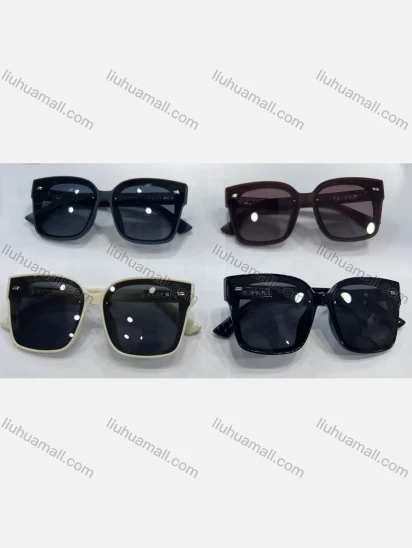 Wholesale Classic Plastic Square Frame Plain Lenses Sunglasses (JH)2106#