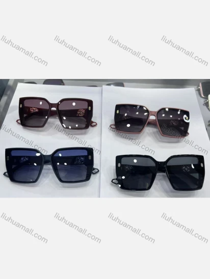 Wholesale Classic Plastic Square Frame Plain Lenses Sunglasses (JH)2109#