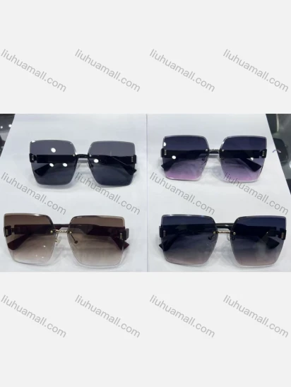 Wholesale Classic Plastic Square Frame Ombre Lenses Sunglasses (JH)2252#