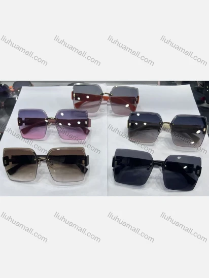 Wholesale Classic Plastic Square Frame Ombre Lenses Sunglasses (JH)2255#