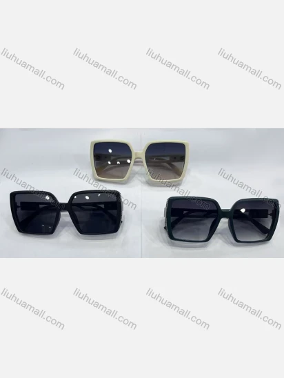 Wholesale Classic Plastic Square Frame Gradient Lenses Sunglasses (JH)8036#