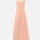 Women's Elegant Plain Cap Evening Tube Dress Pink Clothing Wholesale Market -LIUHUA