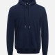 Men's Casual Long Sleeve Drawstring Hooded Sweatshirts With Kangaroo Pocket K2-280B# Navy Clothing Wholesale Market -LIUHUA