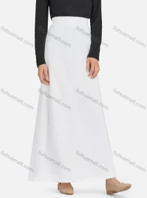 Wholesale Women's Casual Plain Elastic High Waist Maxi Skirts 1363#, LIUHUA CLOTHING WHOLESALE