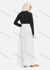 Wholesale Women's Casual Plain Elastic High Waist Maxi Skirts 1363# - Liuhuamall