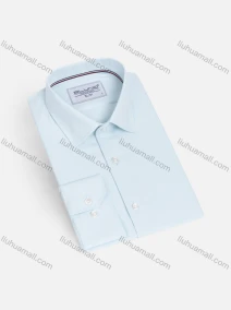 Wholesale Men's Formal Collared Long Sleeve Button Down Plain Dress Shirt, LIUHUA CLOTHING WHOLESALE