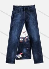 Wholesale Men's Comfort Button Zipper Pockets Labelled Plain High Stretch Jean 6682# - Liuhuamall