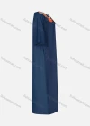 Wholesale Women's Casual Crew Neck Short Sleeve Hollow Out Embroidered Denim Dress - Liuhuamall