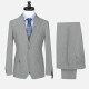 Men's Formal Lapel Single Breasted Striped Pockets Blazer Jacket & Pants 2 Piece Set 18080# 001# Clothing Wholesale Market -LIUHUA